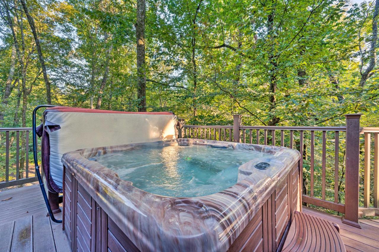 Creekside Broken Bow Cabin With Hot Tub And Fire Pit! Stephens Gap Dış mekan fotoğraf